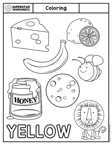 Coloring Worksheets for Preschool - Superstar Worksheets