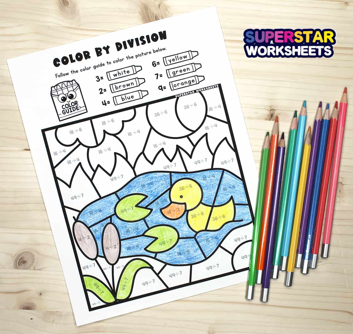 49 Free Color by Numbers Worksheets and Printables