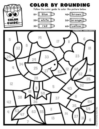 Fall Color By Number - Superstar Worksheets