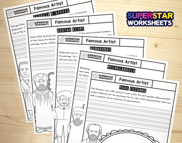 famous-artist-worksheets-superstar-worksheets