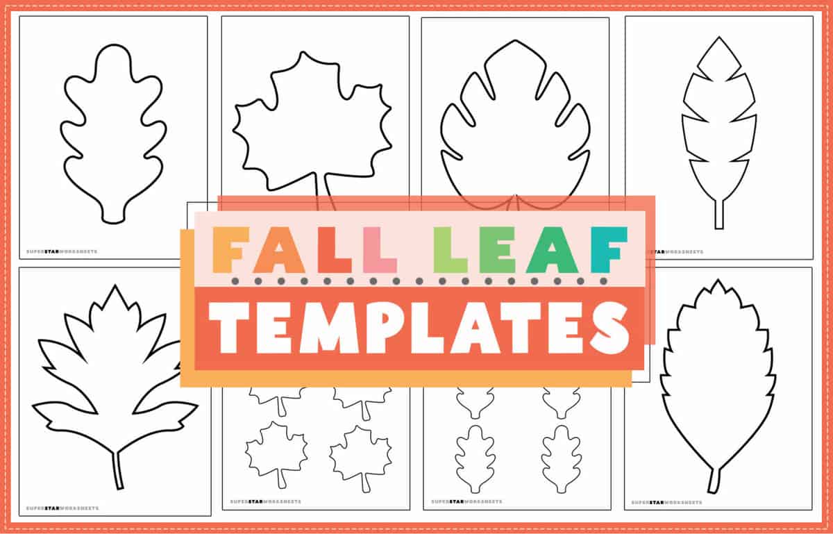 fall leaf templates printable free