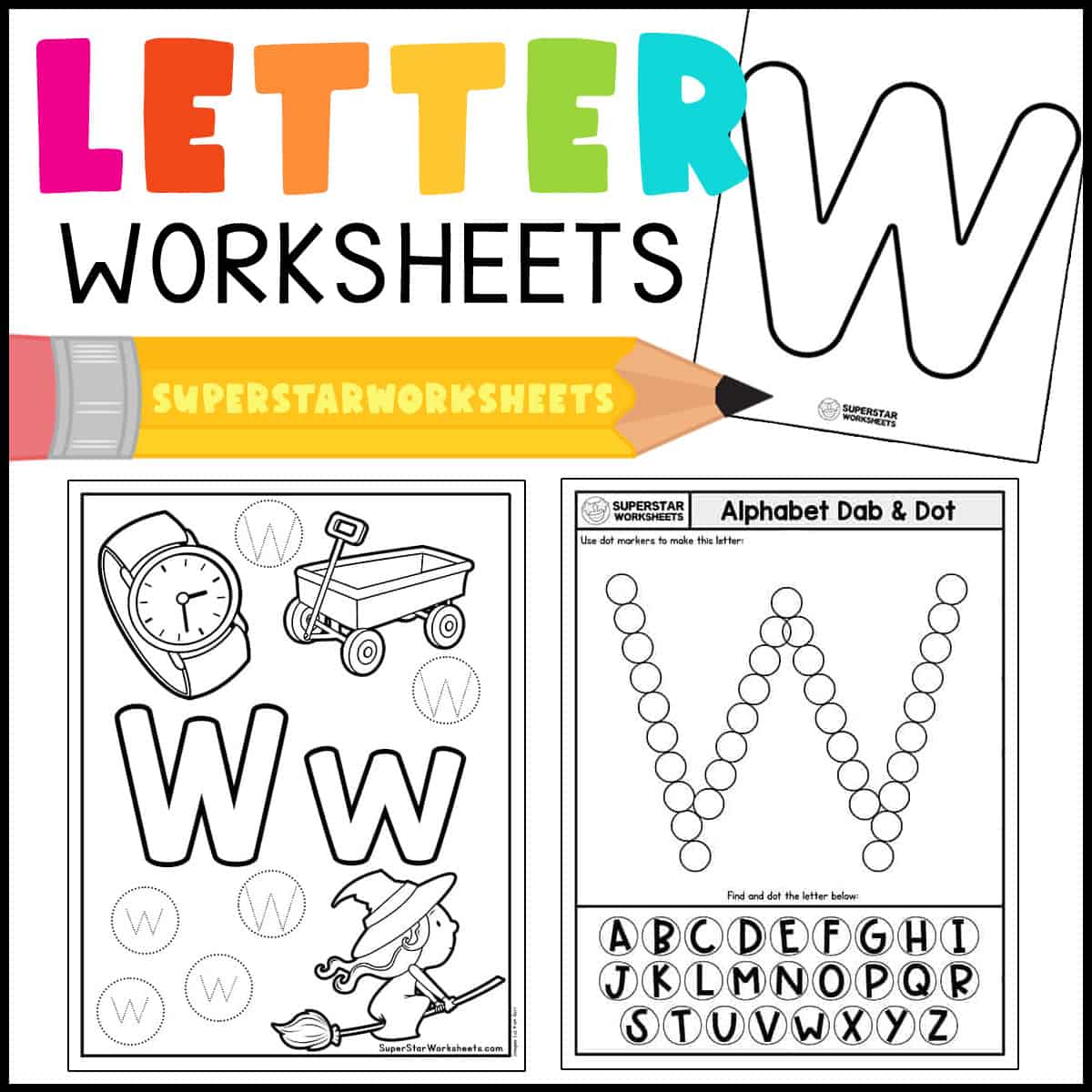 letter w activities for kindergarten