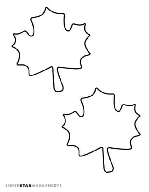 Leaf Template (Free Printables) Superstar Worksheets Leaf Template (Free Printables) Superstar Worksheets