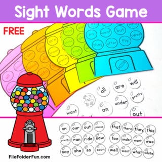 Kindergarten Sight Words - Superstar Worksheets