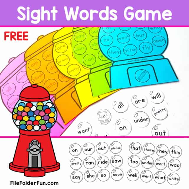 Kindergarten Sight Words - Superstar Worksheets