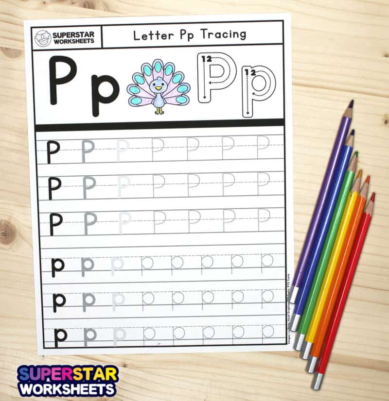 Letter Tracing Worksheets Superstar Worksheets