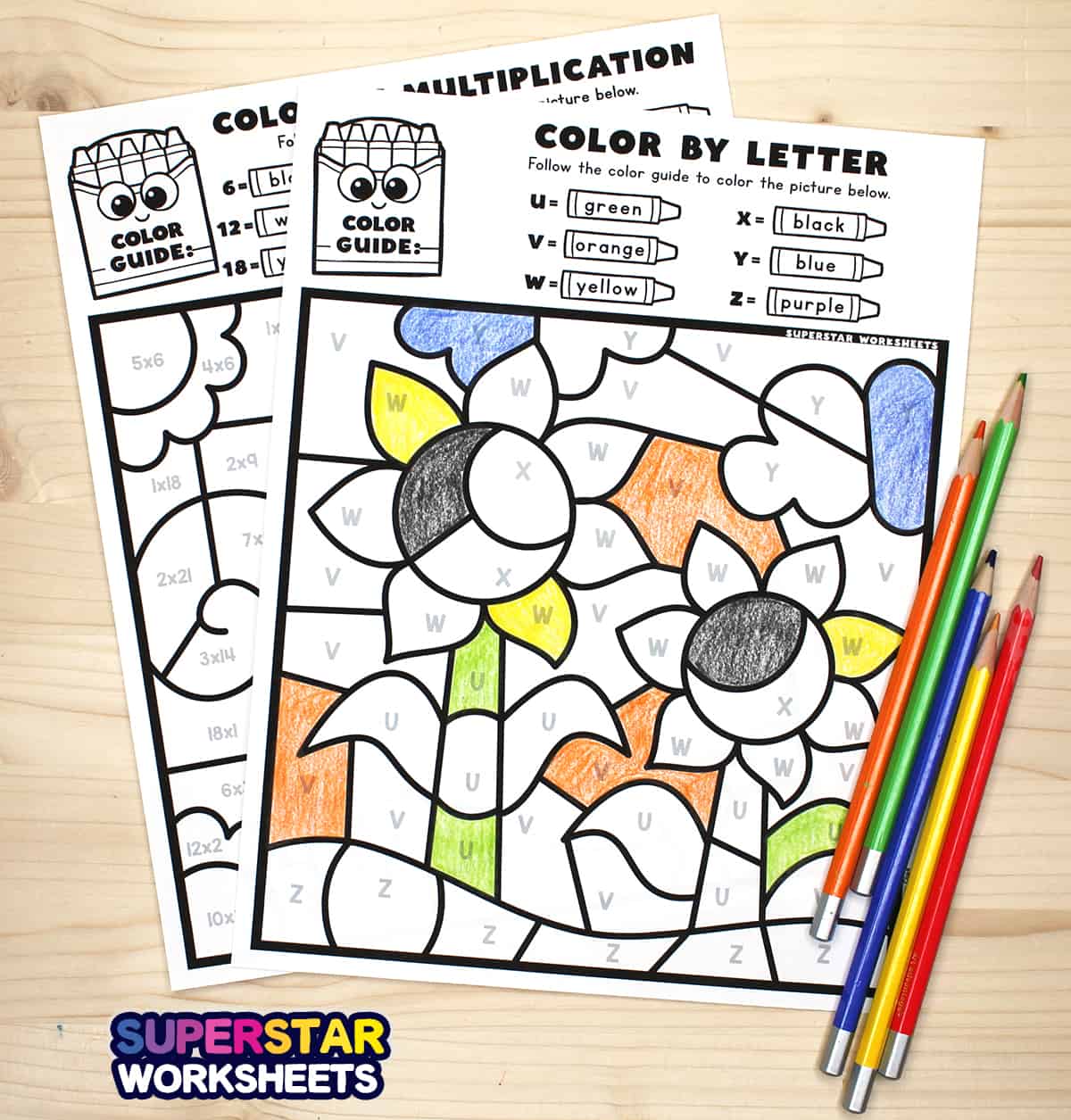 Back to School Color by Code Math Activities: Order of Operations