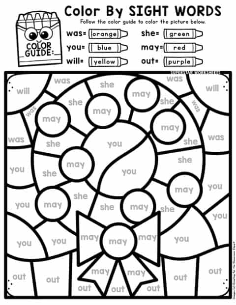 Christmas Color By Number - Superstar Worksheets