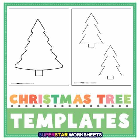 Christmas Templates - Superstar Worksheets