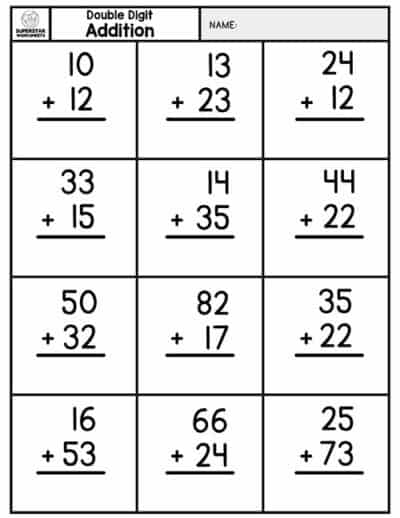 First Grade Addition Worksheets - Superstar Worksheets