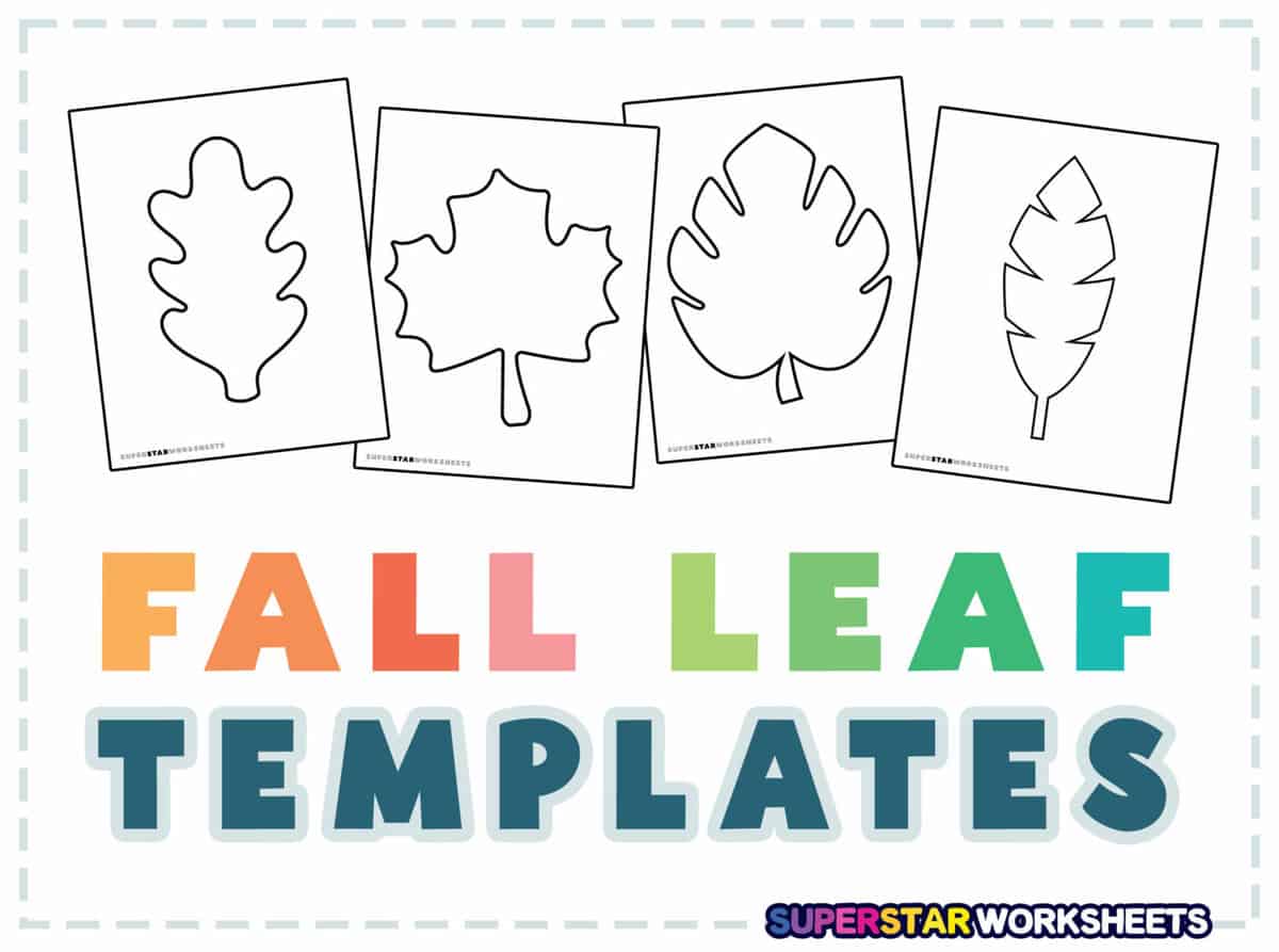tree with leaves template printable