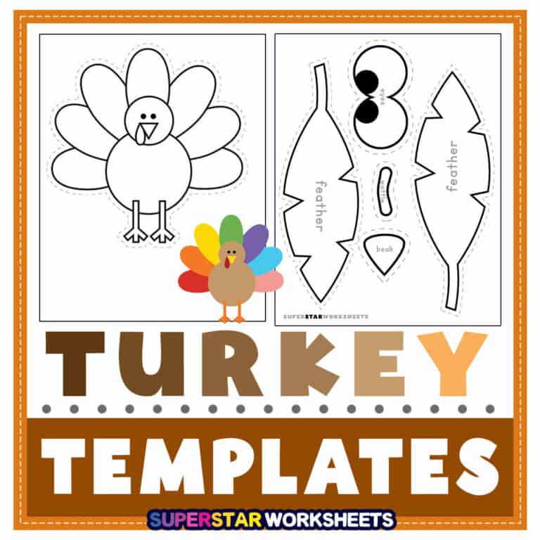 Fall Templates - Superstar Worksheets