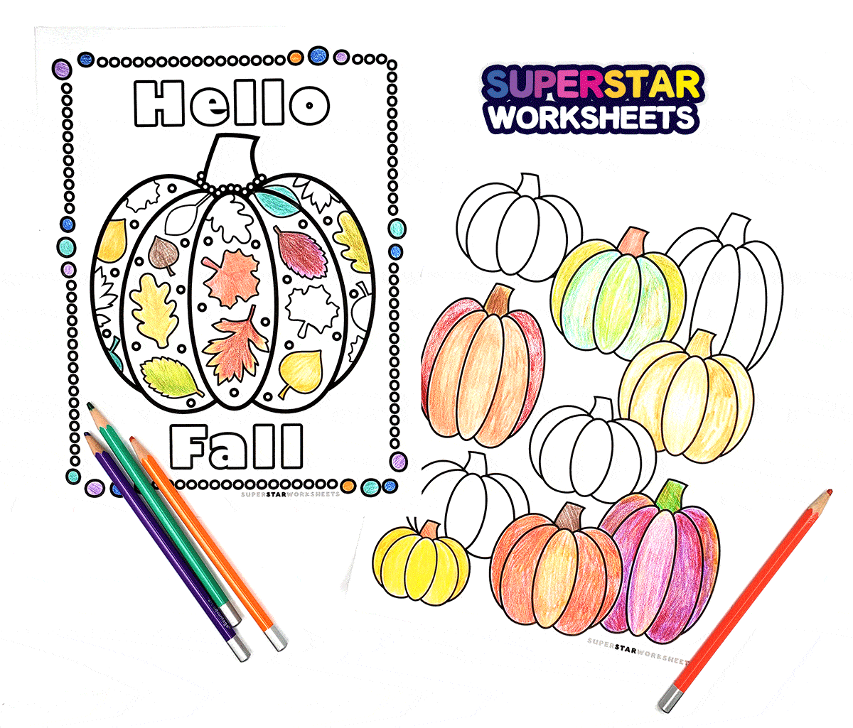 FREE! - Printable Pumpkin Colouring Page