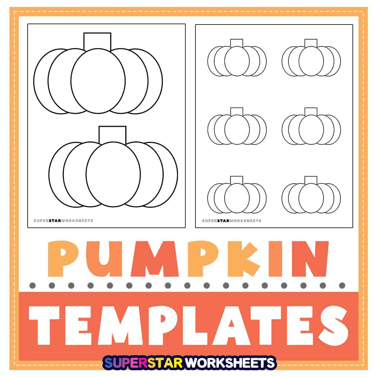 Shape Template - Superstar Worksheets