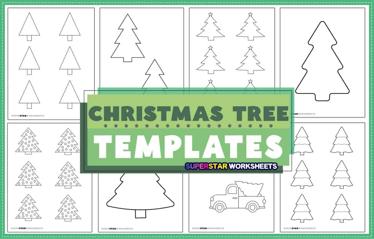 printable christmas tree stencil