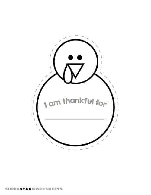 printable turkey template