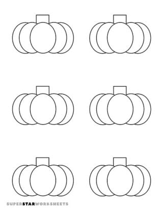 Pumpkin Template - Superstar Worksheets