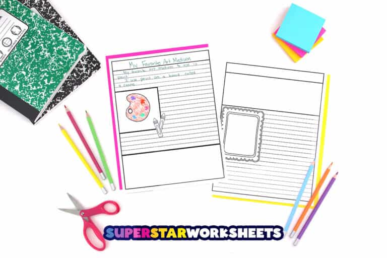 notebooking-pages-superstar-worksheets