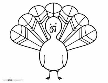 Turkey Coloring Pages (Free Printables) - Superstar Worksheets