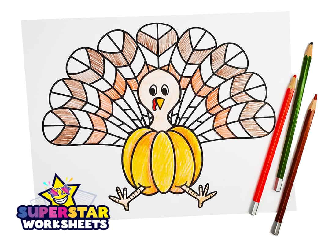 free tom the turkey coloring pages