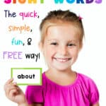 How to Learn Sight Words