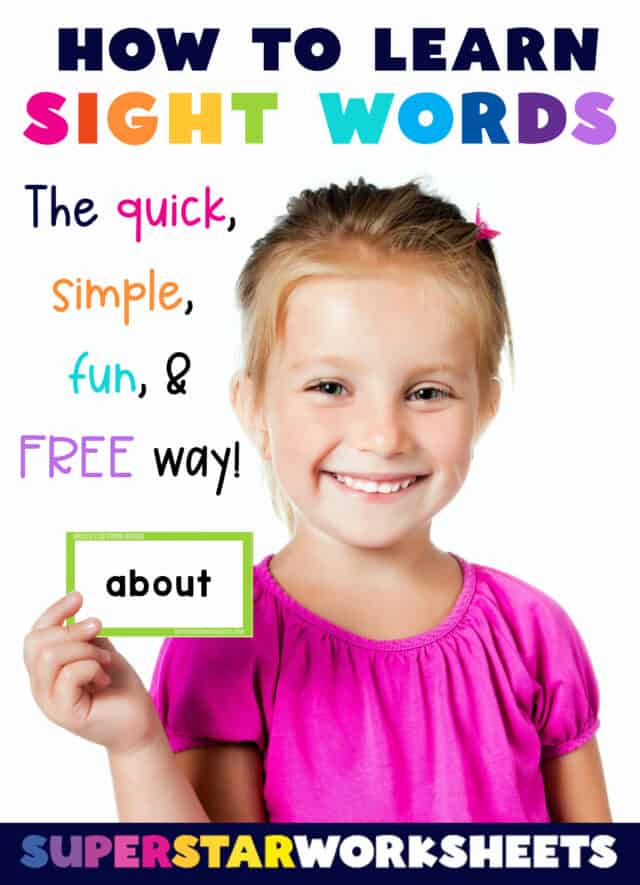 Sight Word Assessments - Superstar Worksheets