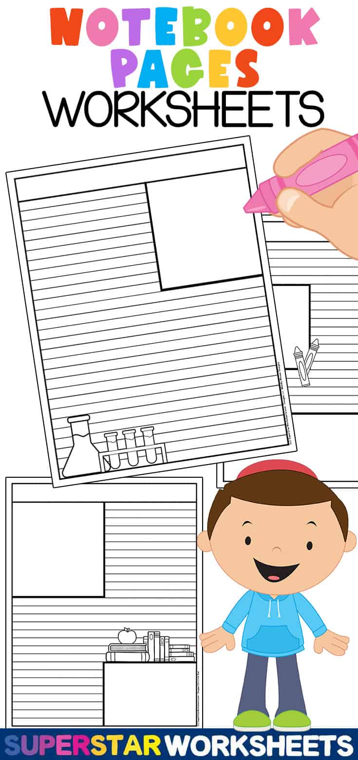 Blank Notebooking Pages - Superstar Worksheets