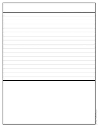 Blank Notebooking Pages - Superstar Worksheets