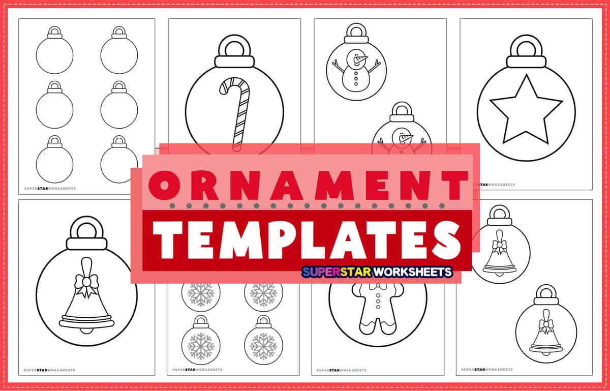 christmas ornament templates for kids