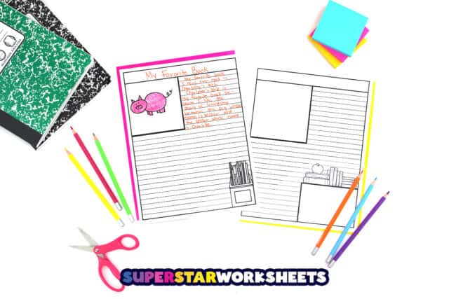 notebooking-pages-superstar-worksheets