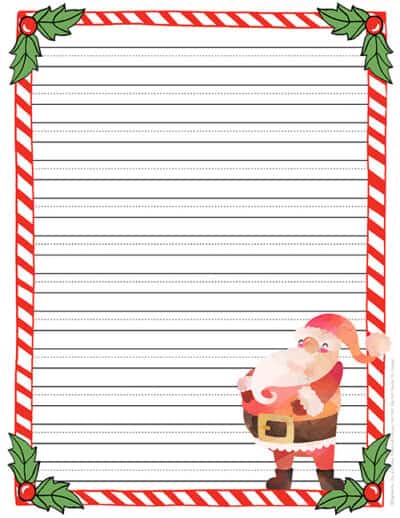 Christmas List Template - Superstar Worksheets