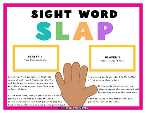 Editable Pencil Bump Game for Word Work Printable