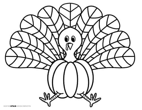 how to color turkey