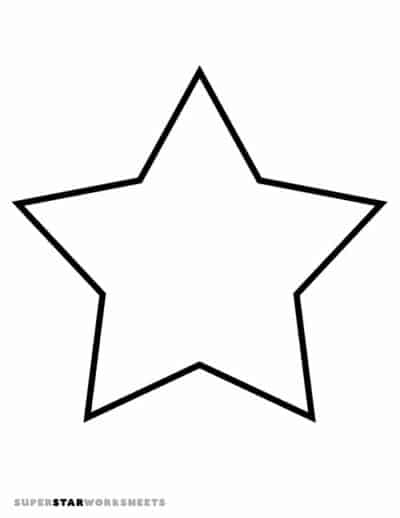Star Template (Free Printables) Superstar Worksheets