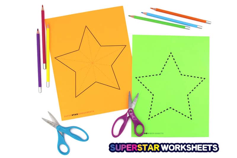 Star Template - Superstar Worksheets