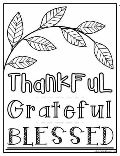 Thanksgiving Coloring Pages - Superstar Worksheets