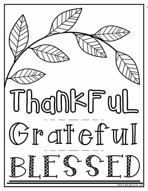 Thanksgiving Coloring Pages - Superstar Worksheets