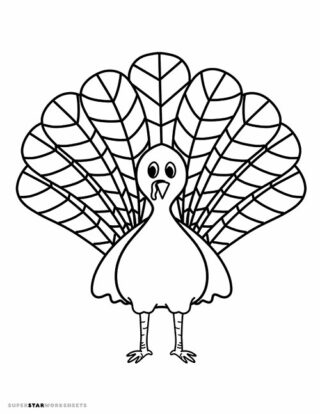 Turkey Coloring Pages (Free Printables) - Superstar Worksheets