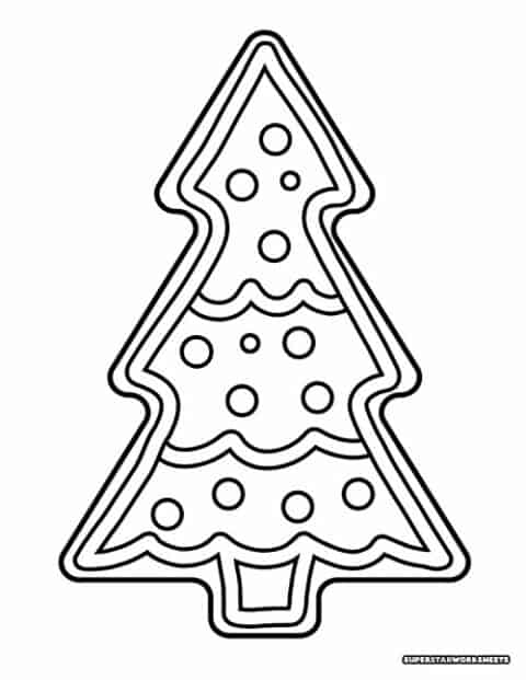 Christmas Tree Coloring Pages (Free Printables) - Superstar Worksheets