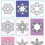 Printable Snowflake Templates