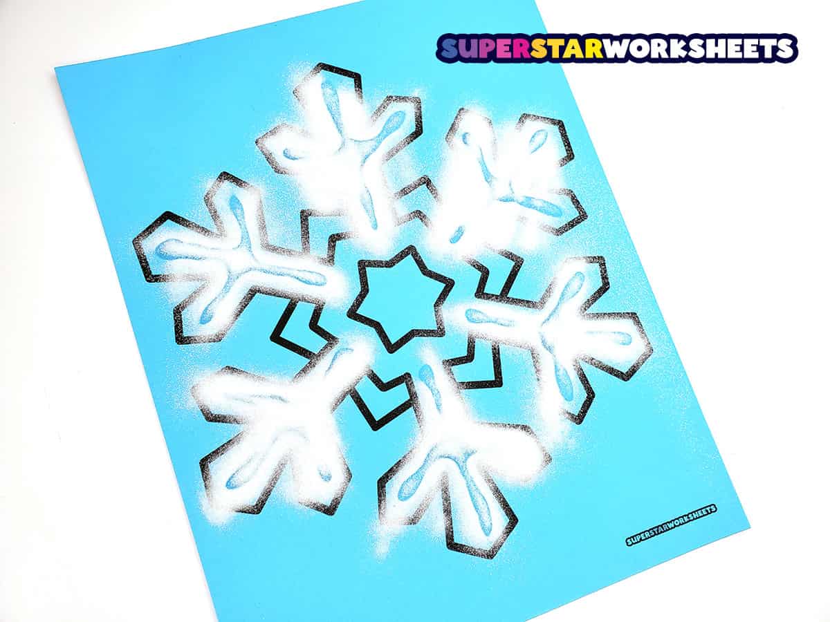  Unique Glittery Snowflake Cutouts