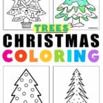 Printable Christmas Tree Coloring Pages