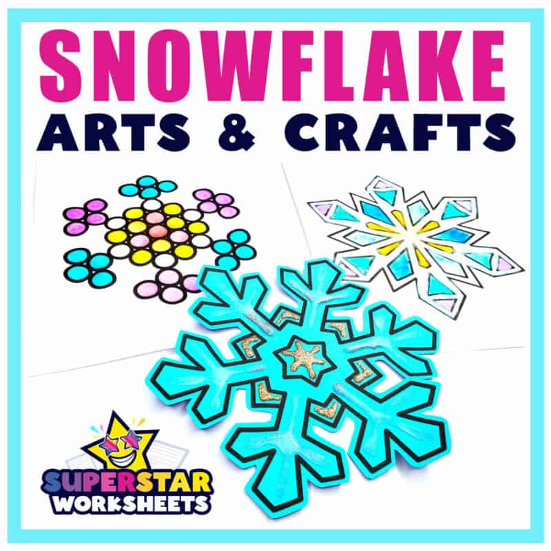 Snowflake Crafts Superstar Worksheets