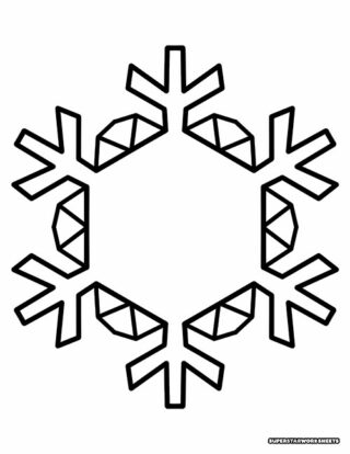 Superstar Worksheets Snowflake : Snowflake Templates