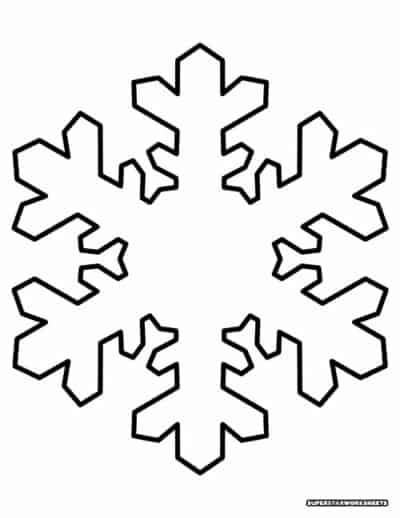 Winter Templates - Superstar Worksheets