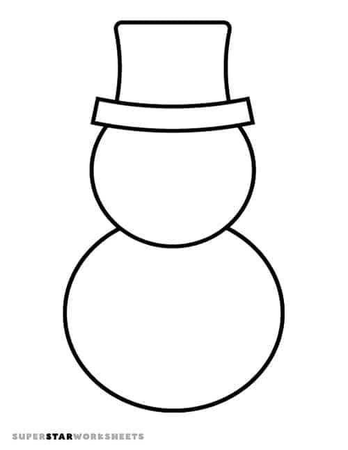 ☃️ Cut Out and Build a Snowman Printable (Free!)