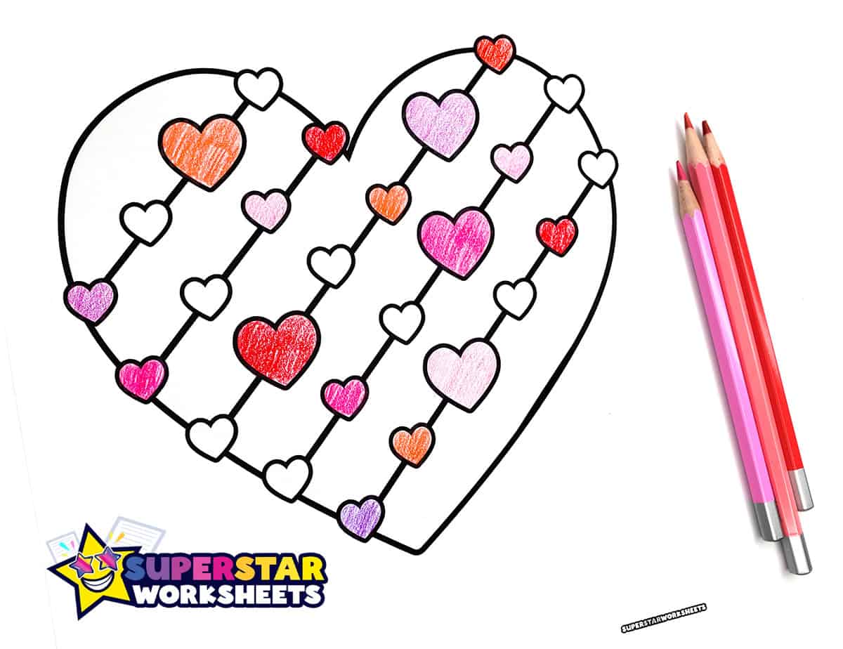 Heart drawing for kids