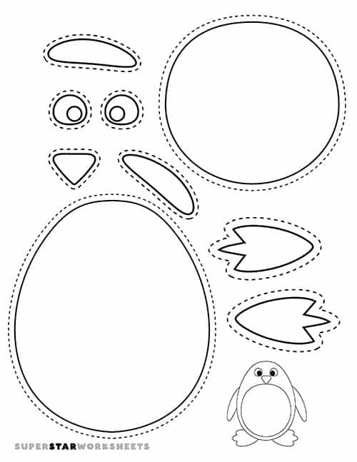 Penguin Craft Template