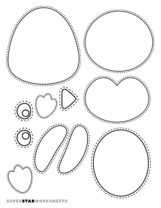 Penguin Template (Free Printables) - Superstar Worksheets