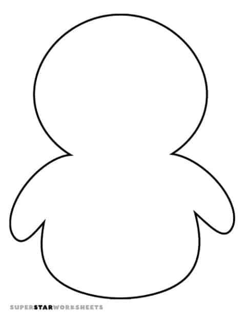 Penguin Template Superstar Worksheets Penguin Template Superstar Worksheets